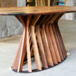 Big wooden table